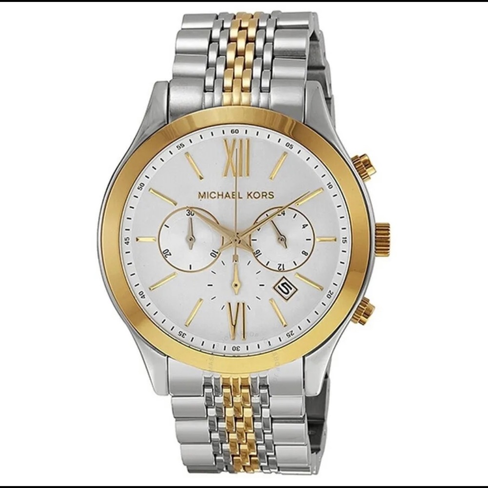 NEW MICHAEL KORS BROOKTON MK8306 CHRONOGRAPH QUARTZ MEN WATCH
